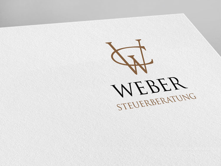 Logoentwicklung Steuerberatung C. Weber